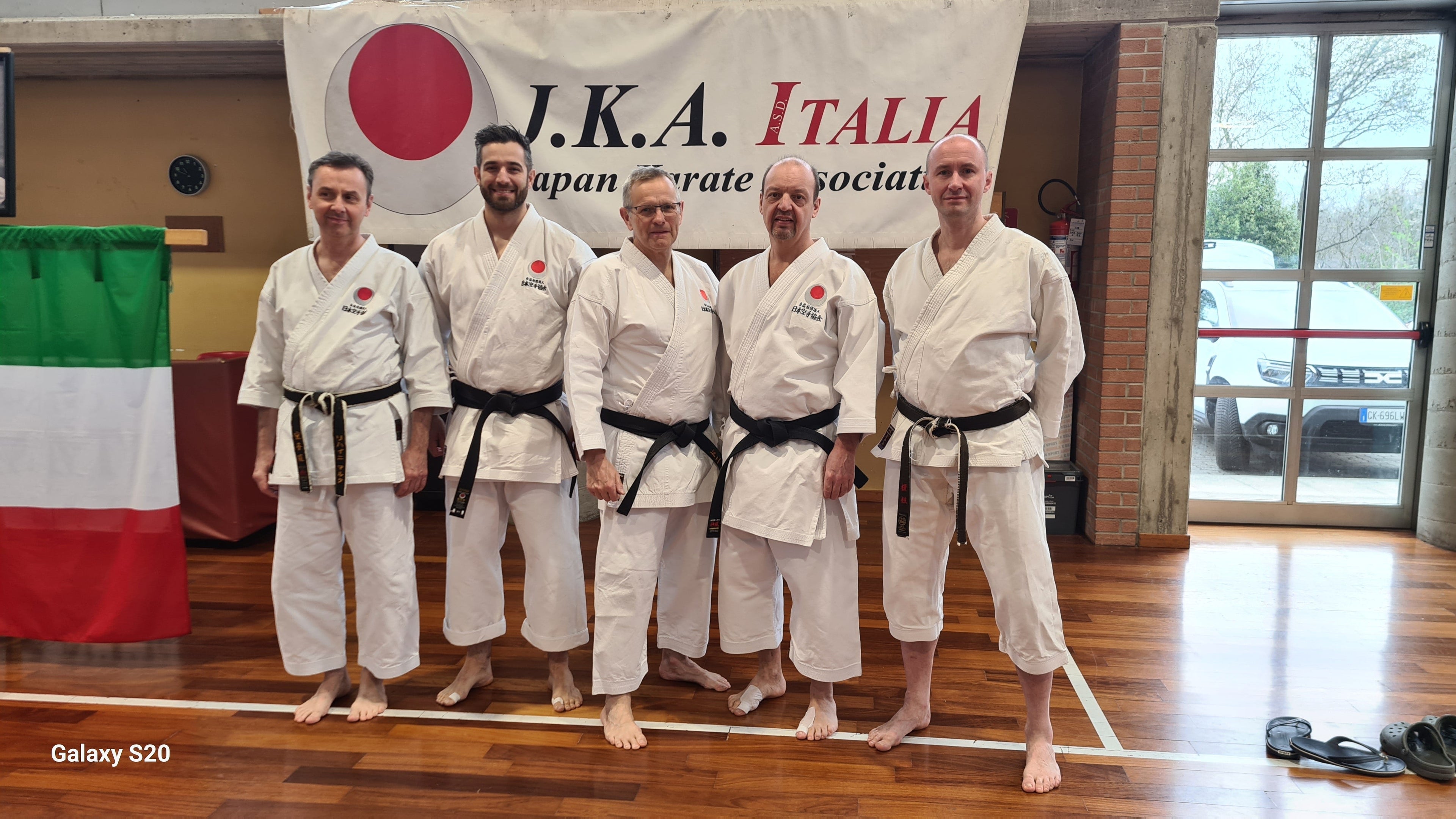 Stage International JKA Italie à Inverigo (21-22 mars) avec Sensei Hakizume et Sensei Naito.