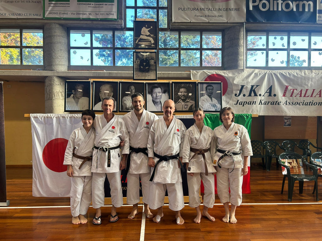 Stage International JKA Italie à Inverigo (25-26 Octobre) avec Sensei Kawazoe, Sensei Izumya et Sensei Naito.