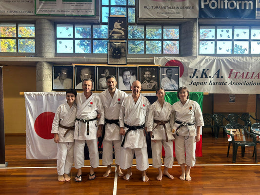 Stage International JKA Italie à Inverigo (25-26 Octobre) avec Sensei Kawazoe, Sensei Izumya et Sensei Naito.