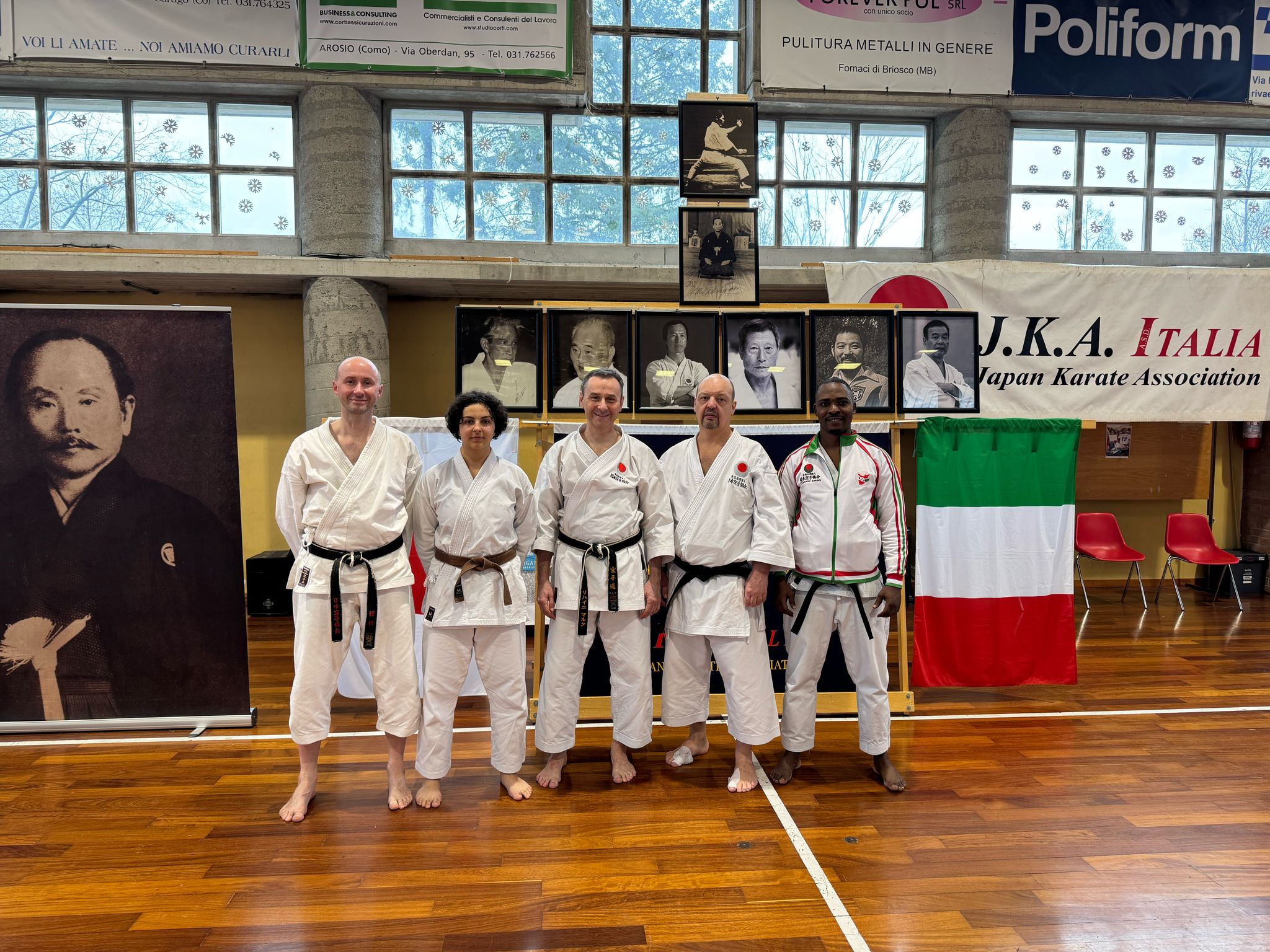 22-23 mars 2025 - Stage International JKA Italie à Inverigo avec Sensei Oishi  et  Sensei Naito.
